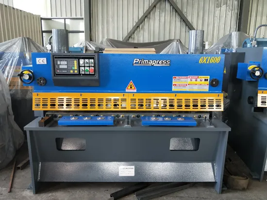 Low Noise Sheet Metal Plate Cutting Shearing Machine Q11y 6*4000