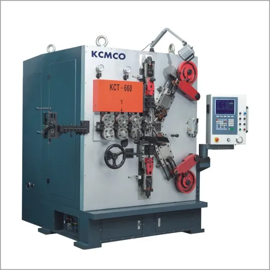 6mm CNC tower spring coiling machine with swing cutter