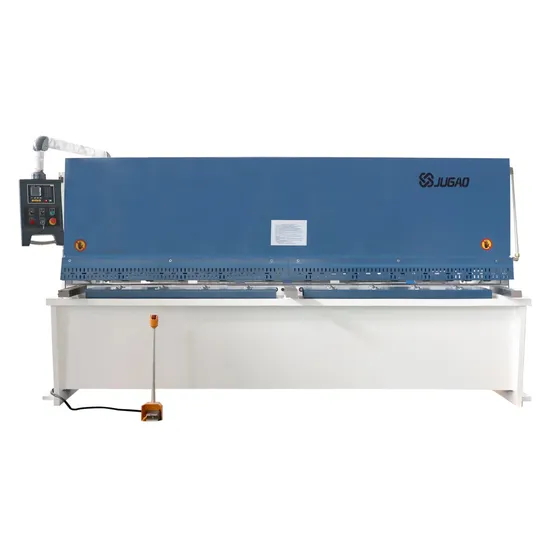 Jugao CE Certificated Hydraulic Shearing Machine for Sheet Metal Cutting with Pneumatic Back Support