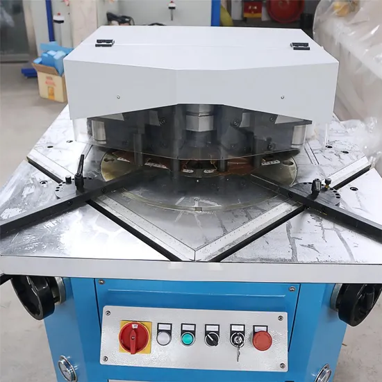 Cutting Machine for Qx28y 6X220mm Hydraulic Adjustable Corner Notching