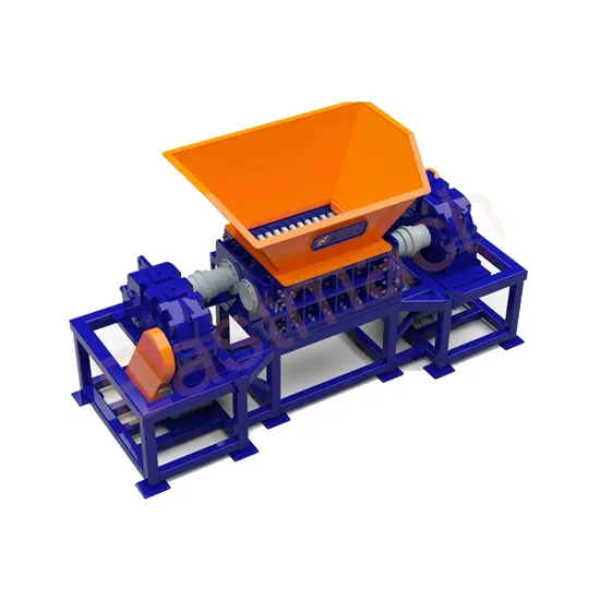 Tracked Wood Chipper Peel Garlicindustrial Food Hydraulic Waste Tire Tyre Crusher Plastic Woven Bag Hydraulic Metal Shredder Machine for OEM
