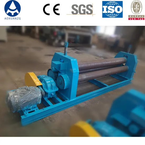 Electric 3 Roller Plate Rolling Bending Machine Manufacturer Best Price