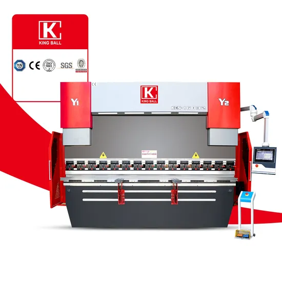 100ton 3.2m Length Electro Hydraulic Synchronous 4+1 Axes CNC Bending Machine Press Brake Kcn 10032 with CT12 Controller