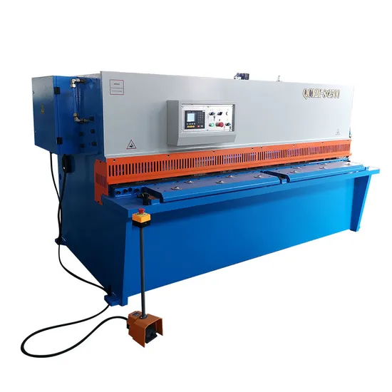 metal sheet processing QC12Y-8x2500 hydraulic shearing machine