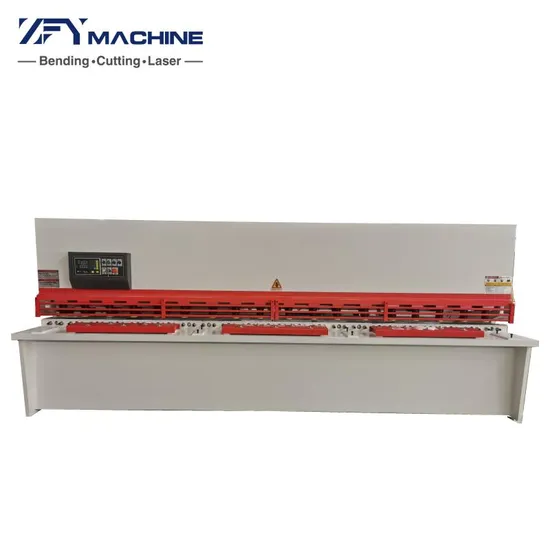 QC11y-16X3200 E21 System Guillotine Shear Metal Cutting Machine