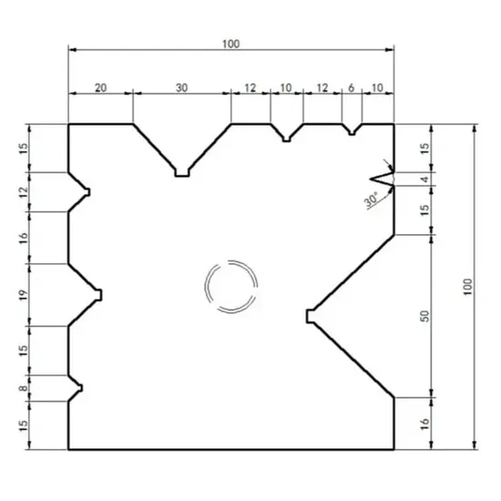 Hydraulic Press Brake Tooling Press Brake Customized Punch and Die