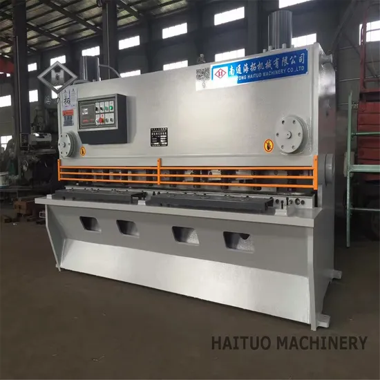 QC11K Hydraulic Metal Guillotine CNC Steel Plate Shearing Cutting Machine