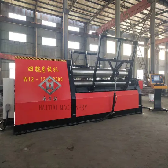 W12s Series 4-Roller Bending Machine Plate Rolling Machine