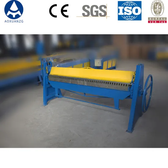 Metal Hand Folding Machine 1.5mm Aluminum Sheet Manual Bending Machinery for Sale