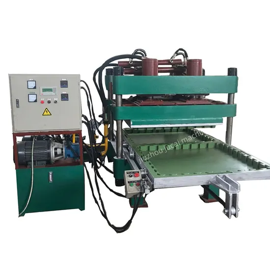 Tire Recycled Rubber Flooring Tiles Making Machinery, Rubber Tile Molding Vulcanizing Press Machine, Gym Rubber Tile Production Machine, Vulcanization Machine