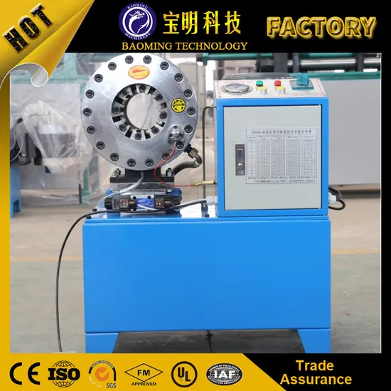 CE 1/4′ ′ to 2′ ′ Finn Power Hydraulic Hose Crimping Machine