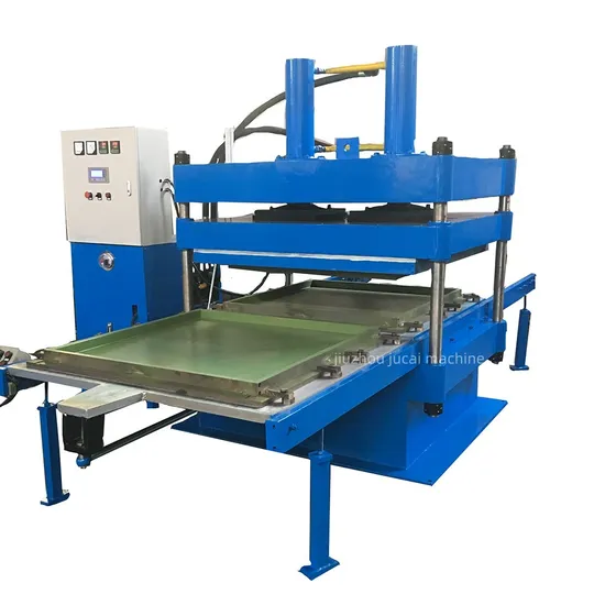 Tyre Recycled Rubber Tile Making Vulcanizing Machine Rubber Mats Making Machine