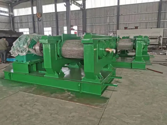 Waste Tire Cracker Mill Xkp610 / Tire Crusher Machine Rubber Powder Producing Machine