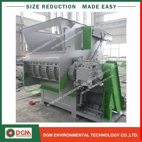 Tire Recycling Single Shaft Shredder for Tyre Shredding