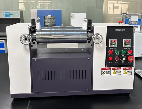 Laboratory Two Roll Open Mill Rubber Mixing Device