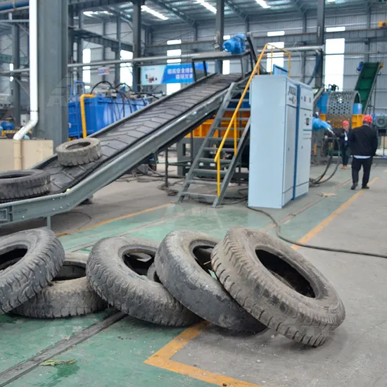 Double Shaft Tyre Tyre Recycling Car Tire Truck Tyres Shredder
