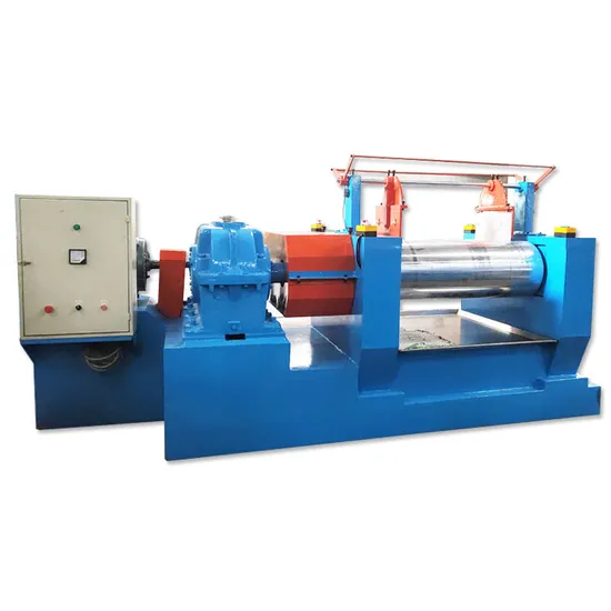 16 Inch Mixing Mill Stock Blender Automatic Rubber Buttons Motor Power Panel Siemens Energy Design Brake