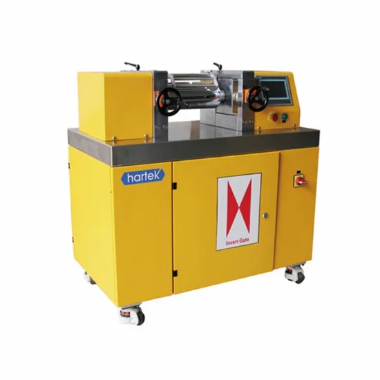 Compact Electric Two Roll Mill for PVC with Silicone Material Testing and Small Batch Production