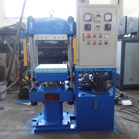 50t Xlb 400*400 Plate Vulcanizing Press Machine with Safe Curtain