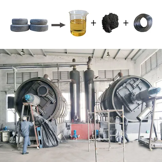Tyre Recycling Rubber Pyrolysis Plant Converting to Fuel Oil