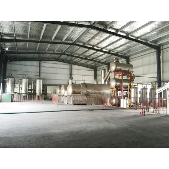 Catalytic Pyrolysis of Tire Wastes for Liquid Fuel Continuous Type Tyre Pyrolysis Plant
