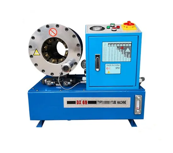 High Pressure Rubber Pipe Assembly Hydraulic Hose Crimper
