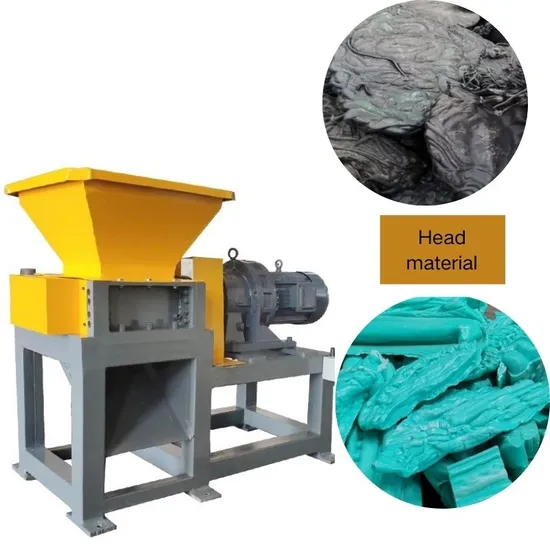 Stable Performance Automatic Head Material Recovery Single Shaft Roller Shredder