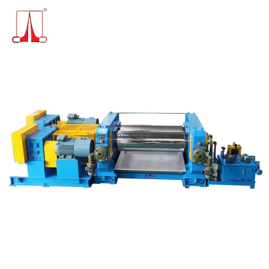 Xk-610 Drilled Roller Rubber Open Mixing Two Roller Mill