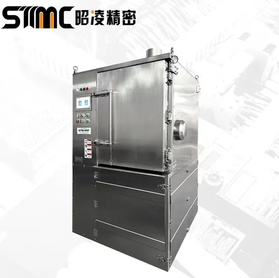 Automatic damping block nitrogen deburring machine Ultra Shot NS-120T