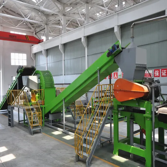 Waste Tyre Tire Recycling Shredding Production
