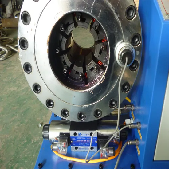 Powerful 2 Inch Crimping Machine with Convenient Wood Case Storage