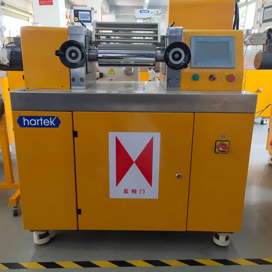 High Precision Lab Two Roll Open Mixing Mill with Chrome Plated Rolls for Rubber with Plastic Compounding