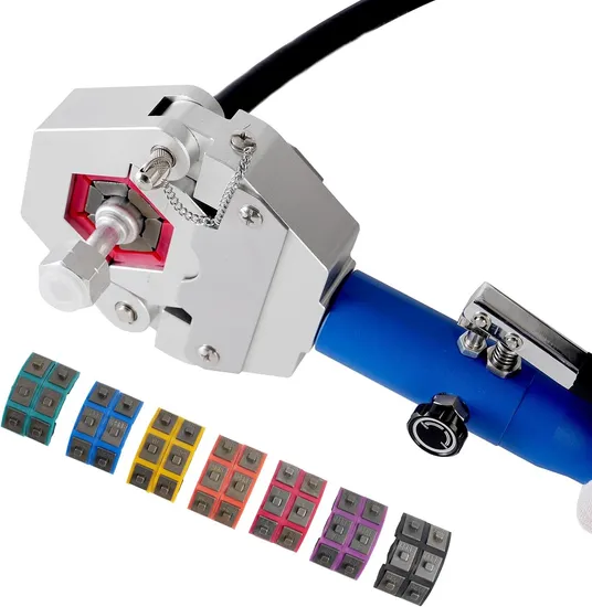 7sets Free Portable Hydraulic Fittings Crimper Manual AC Hose Crimping Machine