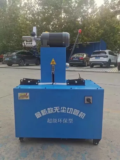 Multi-Functiona 6-51mm 2 6sp Hydraulic Flexible Rubber Hose Cutter Skiving Machine Dustless Hose Cutting Machine