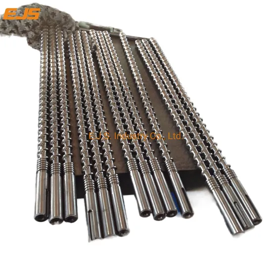 Screw Barrel for Plastic Extruder and Injection Molding Machine as Well as Film Blowing Machine Made by Screw Barrel Manufacturers in China Ejs