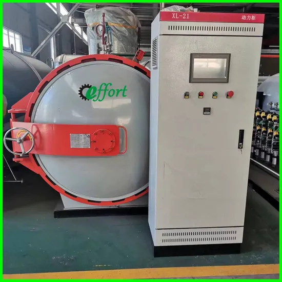 Professional Design PLC Industrial Electricity/ Steam Rubber Autoclave for Rubber Vulcanizing Industry