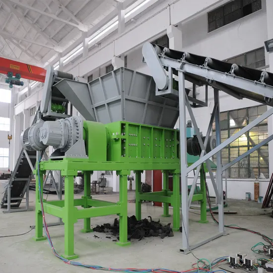 Tyre Recycling Plant Shredder Machine Tire Pyrolysis System Line Price