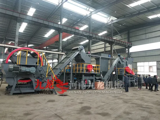 Tire Crusher for Sale with Best Price Crushing Waste Tyre Into Granules 0-7mm Tyre Shredding Plant