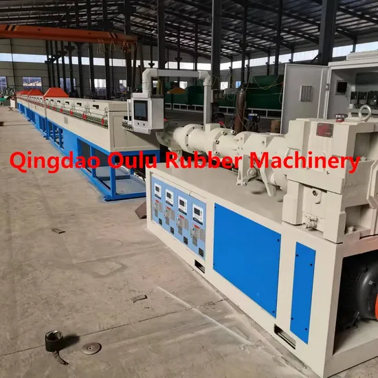 Manual Saving EPDM Insulation Pipe Extrusion Line