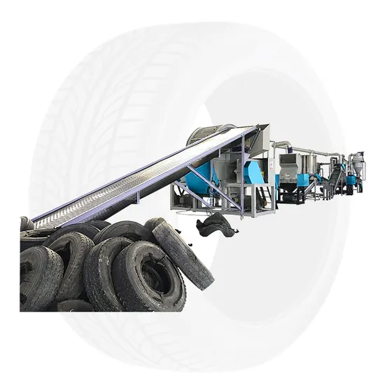 China Manufacture Waste Tire Recycling Production Line Tyre Shredder