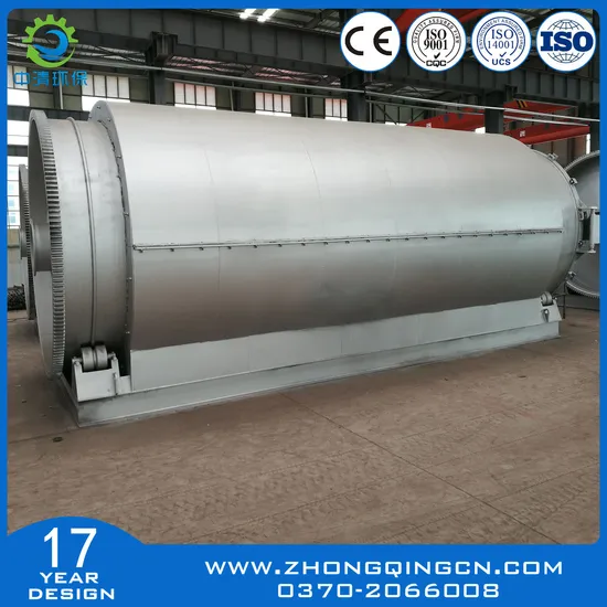 Zero Pollution Waste Rubber to Fuel Oil Pyrolysis Plant in European Standard