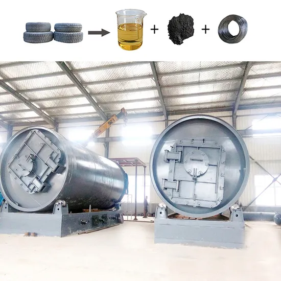 Security Environmental Burden Reduction Passenger Car Tire Processing Plant Waste Tire Recycle Tyre Pyrolysis Plant