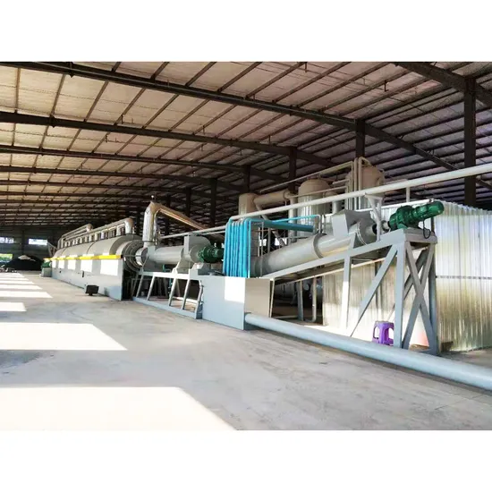 Fully Continuous Waste Tyre Pyrolysis Plant Capacity 30tpd