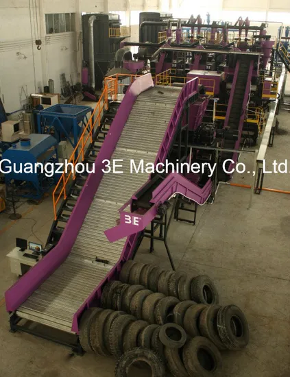 Tire Recycling Machine for OTR Tire/Engineering Tire/Giant Tyre/Jumbo Derrick Tyre with Ce/3000-4000kg/H