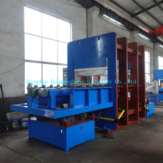 800t Electric Heating Water Cooled Ejector Frame Vulcanizing Machine