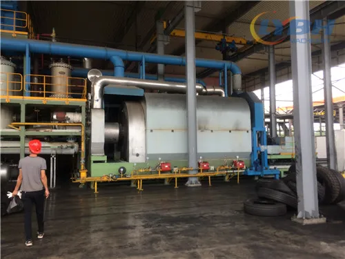 Batch Type Waste Tyre Pyrolysis Machine/Plant