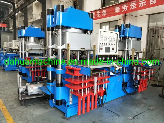 Full Automatic Vacuum Silicone Rubber Compression Molding Hydraulic Press Machine Made in China with Ce