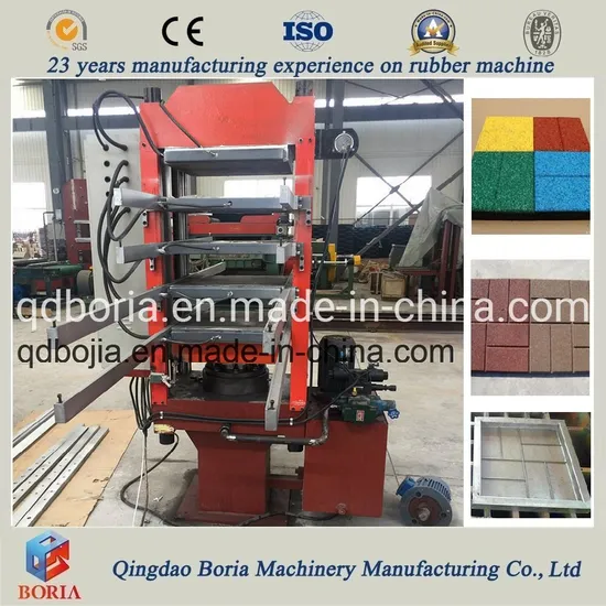Rubber Floor Tile Hydraulic Vulcanizing Press Vulcanizer Machine