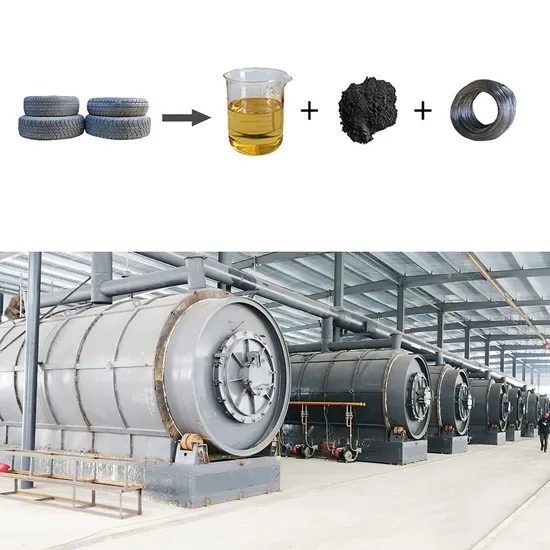 High Yield Pyroylsis Waste Tire to Oil Equipment for Converting to Fuel Oil