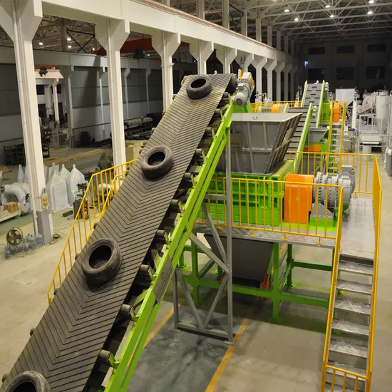 Waste Truck Tires Shredder Machine Tire Recycling